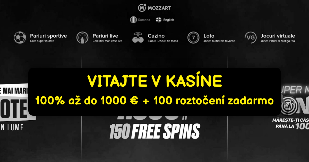 Mozzart Casino - Mobilné online kasíno Slovensko | Vítací Bonus