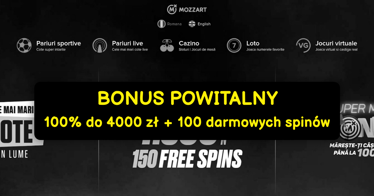 Mozzart Casino - Unikalne Gry Online | Bonus Powitalny